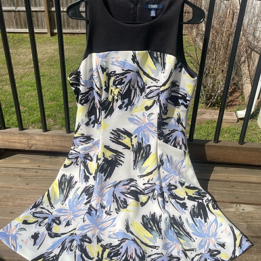 Chaps womens dress with pockets